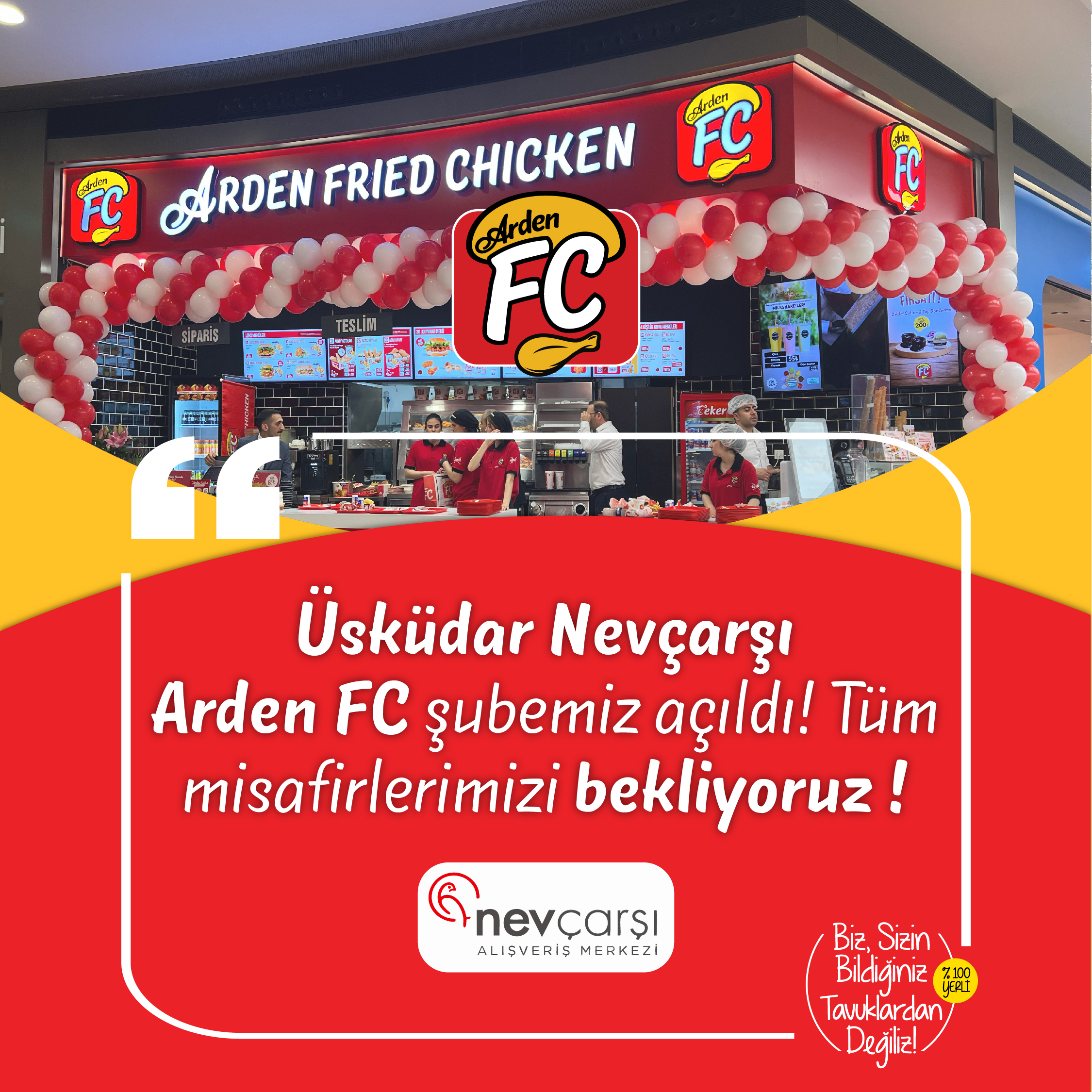 NewÇarşı Şubesi Açılıyor